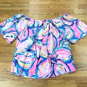 Lilly Pulitzer off the shoulder top